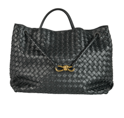 Large Andiamo Crossbody, Leather, Black, 1*